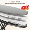 Yaheetech Ironing Board, Compact Iron Board with Cord Holder, Steam