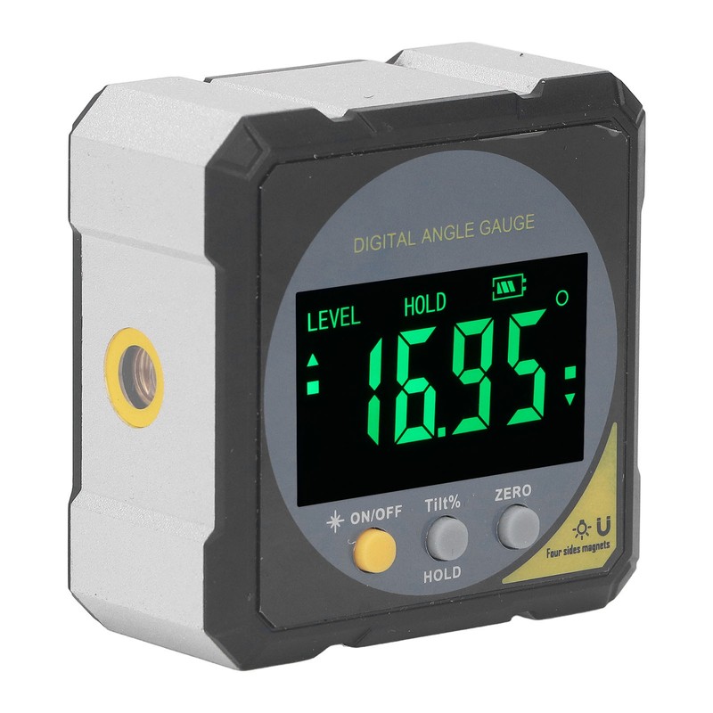 Black LCD Angle Finder Backlit IP54 Waterproof Digital LCD Screen