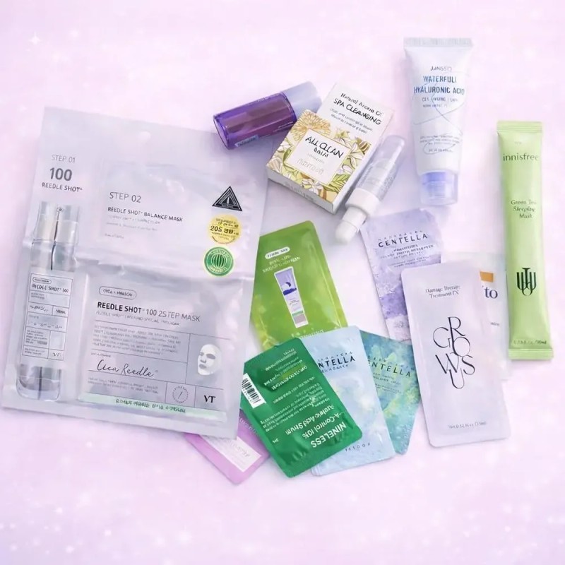 Mini Skincare Coreano Original Set Premium + Estuche