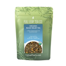 Organic Bloat Relief Tea - 2 Ounce (Approx. 30 Servings) | Full Leaf Tea Co.