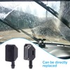 Mxxipp 2pcs Adjustable Windshield Washer Nozzles, 3-Way Universal Aimable Car
