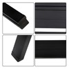 findmall 2 Steps Black Aluminum with Wide Treads Folding Step