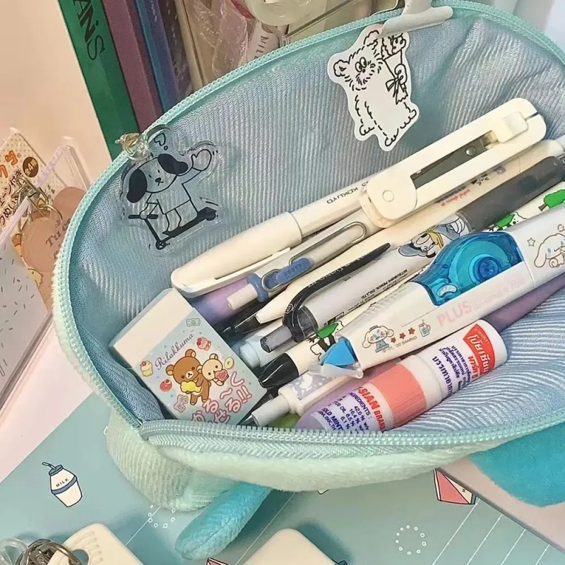 Lápiz De Peluche Con Dibujos Animados, Bonita Capacidad, Dw