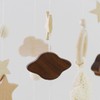 Playtastic Cot Toy Baby Mobile with Stars Wooden Bed Toy
