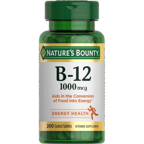 Nature’s Bounty Nature's Bounty Vitamin B12, Supports Energy Metabolism, Tablets,