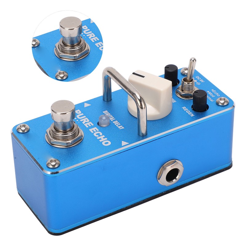 Delay Effect Pure Echo Metal Monoblock Multifunctional Digital Pedal for