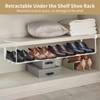Homaisson Expandable Shoe Rack Organizer for Closet - 16.5”-31.5” Adjustable