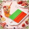 100 Pcs Strawberry Shape Plastic Straw Sweet Fruit Theme Disposable