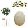 Dinosaur Egg Excavation Kit Jumbo Egg Unearth 14 Different Dinosaurs