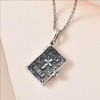 ShopLC Bible Pendant Necklace in 925 Sterling Silver - Openable