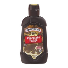 b'Smucker's Magic Shell Ice Cream Topping, Chocolate Fudge, 7.25-ounce Bottles (Pack of 4)'