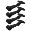 2024 Version 4 Pack Heavy Duty Replacement Black Cooler Latches