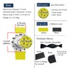 E TRUEE Golf Ball Marker with Golf Stroke Counter Bracelet,