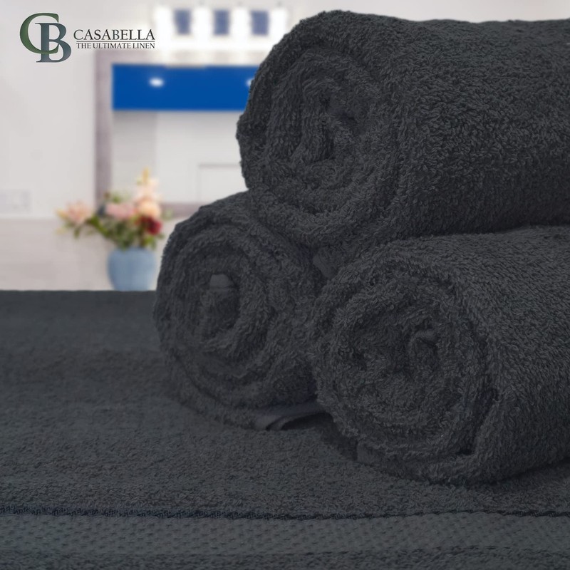 Casabella Pack of 2 Large Jumbo Bath Sheets 100% Egyptian