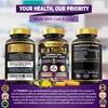 Tenmido Milk Thistle Supplements - 6in1 with Dandelion, Artichoke Leaf,