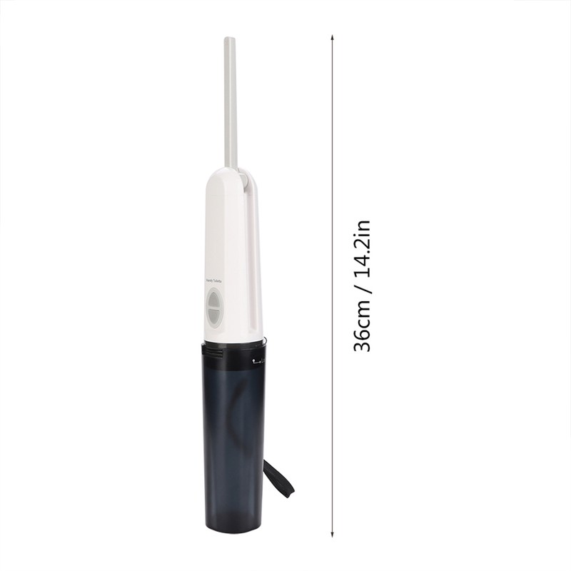 Portable Silicone Bidet Handheld Travel Electric Woman Bidet Sprayer (Black)