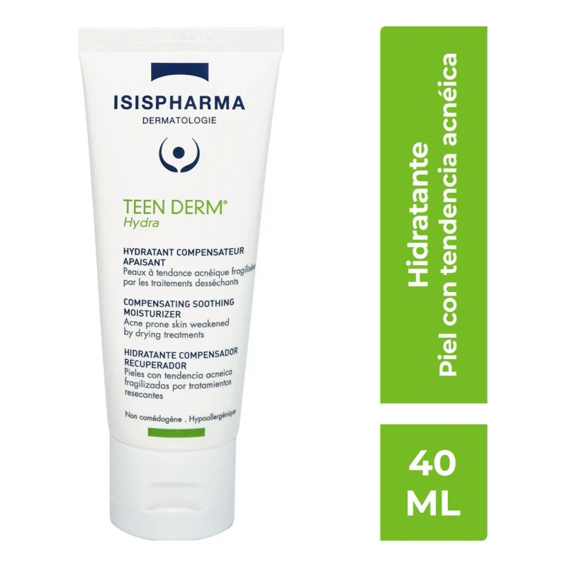 Isispharma Teen Derm Hydra 40 Ml - Anti Acné, Imperfecciones