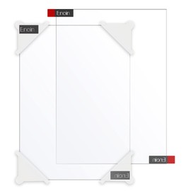 Enoin 8x12 Clear Acrylic Sheets - Plexiglass Sheets 1/8 Thick for DIY, Display, Arts and Crafts Projects, 2 Pack