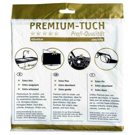 HOTREGA Premium Cloth Sensitive 40 x 40 cm, Cleaning Cloth, Polishing Cloth, Microfibre Cloth, Absorbent