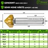Pinava® Countersink Set HSS CutX 90° [Extra Sharp | 3-Side