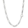 NKlaus 38-80 cm Figaro Chain 925 Silver 3+1 Links 3