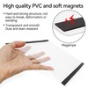 Nufiwra 15 Pcs 8 1/2'' x 11'' Rigid Magnetic Sign