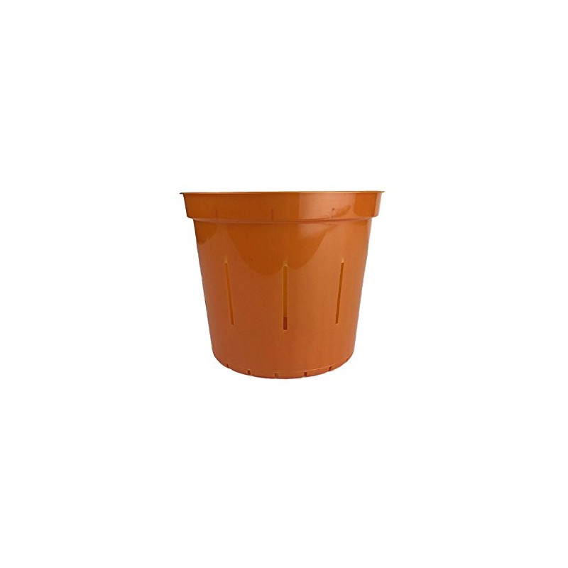 3" Slotted Clear Orchid Pots - 3 Pack (Copper Amber)