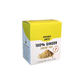 Trader Joe's 100% Natural Ginger Drink Mix 7 - 0.5oz (15g) Packets.