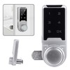 Touch Digital Password Keypad Cabinet Lock 30mm Silver Electronic Anti