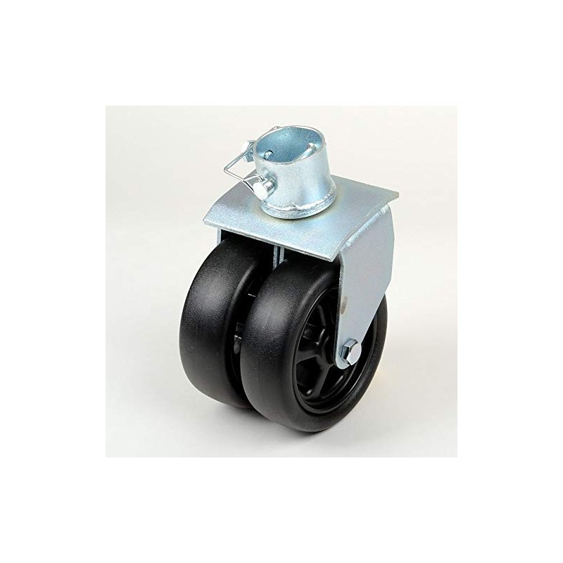 Heavy Duty 6” Dual Wheel For Trailer Jack 2000LB Capacity
