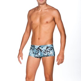 Arena Pantalón Corto Cuadrado Glitch MaxLife para Hombre, Pantalones Cortos Cuadrados para Hombre Error Temporal Maxlife, Negro, 24