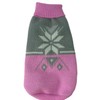 Pet Life ® Snow Flake Pet Sweater - Designer Dog