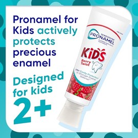 Sensodyne Pronamel Kids Toothpaste, Fluoride Anticavity Toothpaste, Cavity and Enamel Protection, for Ages 2+, Berry Twist Flavored, 4 oz (2 Pack)