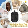 Black Leopard Cheetah Pet Hair Remover Glove for Dogs Cats,