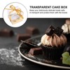 DOITOOL Individual Cupcake Containers, 12Pack Clear Cupcake Boxes Single Cupcake