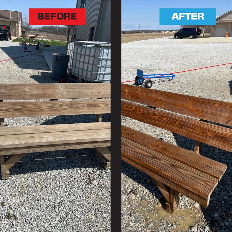 PressureTek F-8 Ox-Brite: Neutralizer and Brightener for Wood, Concrete, Vinyl