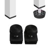 10PCS Thread Black Plastic Furniture Chair Leg Blanking End Covers