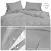 Sapphire Collection Plain Duvet Cover With Pillow Cases Non Iron