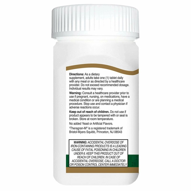 21st Century Therapeutic-M Multivitamin Supplement Gluten-Free Tablets 130 Count