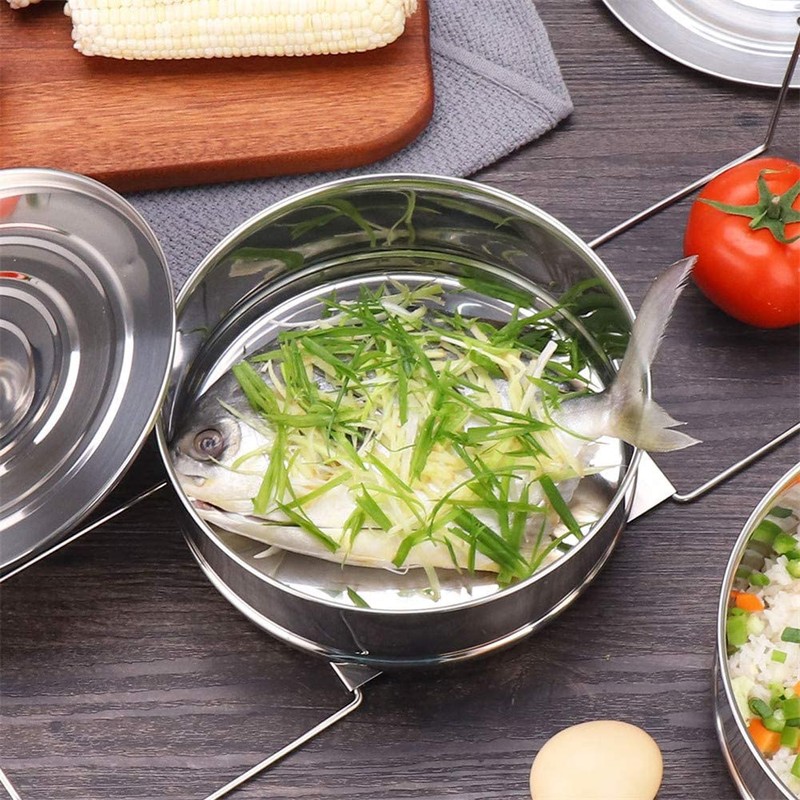 Stackable Steamer Insert Pans- Instant Pot Accessories 6 Qt-2 Silicone