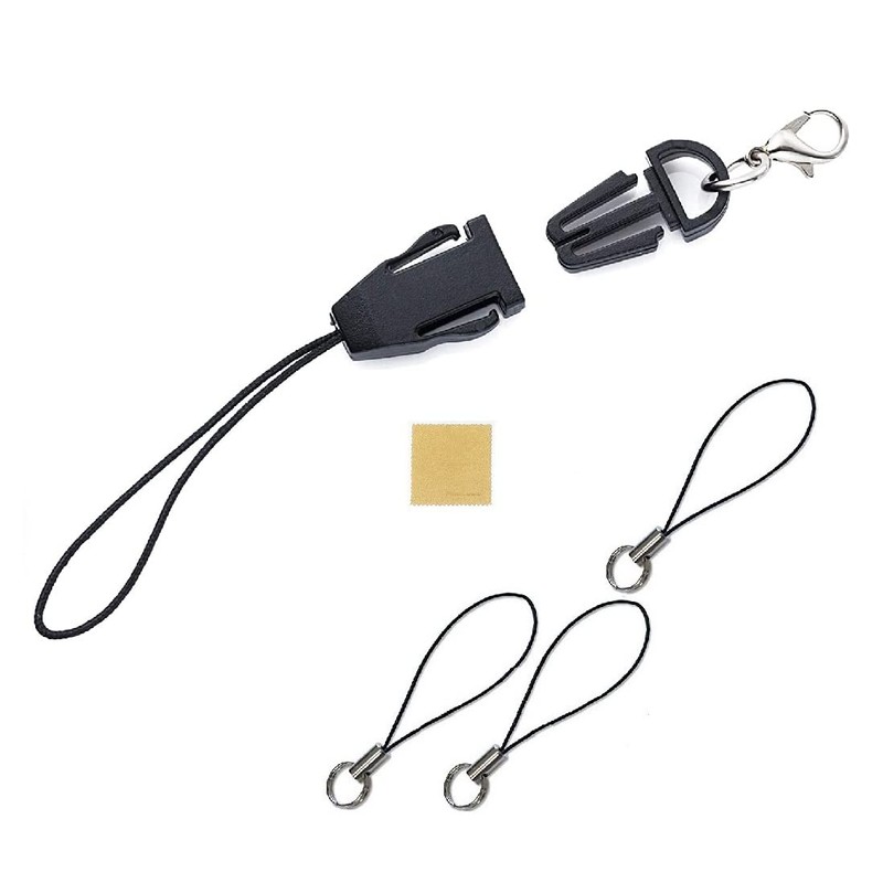 Wave Design [(3 Sets)) Curl Cord Strap, Coil Strap, Stretchable,