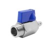 Beduan Stainless Steel 5/16" Hose Barb to 3/8" NPT Male