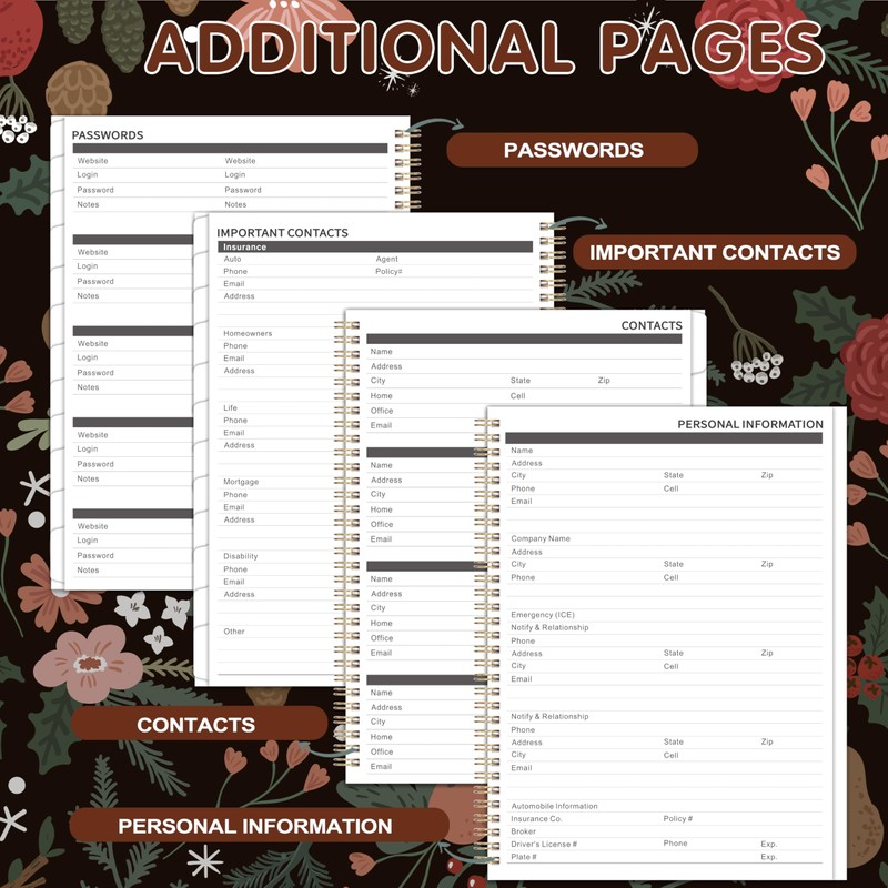 2026-2030 Monthly Planner - 5 Year Planner/Calendar, 5 Year Calendar