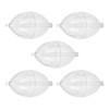 Gllehkt 5Pcs FishingsCastings Bobbers Float Fishing Clear Float Plastics Oval