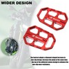 ABCERRSI CNC Wide Foot Pegs,Motorcycle Footpegs Rest Wider For Standard