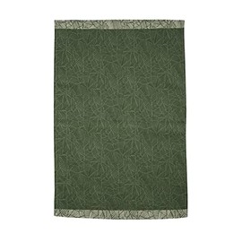 Ulster Weavers Sperrin Tea Towel, Made from Recycled Cotton - With Minimalist, Geometric Design in Moss Green - Kitchen and Cooking Gifts for Bakers & Chefs - Homeware & Kitchenware Range