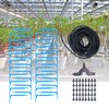 15m Watering Dripper Hose Set, Drip Irrigation Kit, Garden Greenhouse
