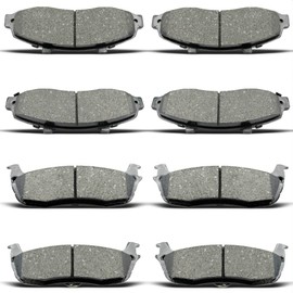 AnnoVinco 8PCS Front Rear Ceramic Brake Pads Replacement Kit Fits 1997-2003 for Ford F-150, 2004 for Ford F-150 Heritage, 2002 for Lincoln Blackwood (D679 D879)