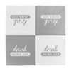 150 cocktail napkins, 3-ply, 25 x 25 cm, drink more