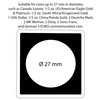 Lighthouse Square coin capsules QUADRUM, inner diameter 27 mm